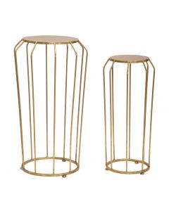 TAVOLINETTI THING COPPIA CM Ø 38X70-26,8X60