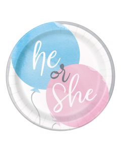 PIATTINI GENDER REVEAL PARTY PZ.8