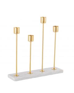 PORTA CANDELA ORO 24X24 H5