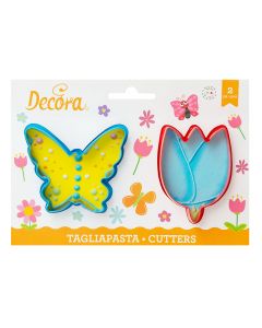 SET TAGLIAPASTA FARFALLA E FIORE