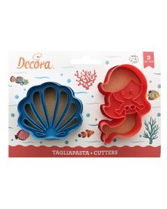 SET TAGLIAPASTA SIRENA E CONCHIGLIA