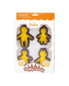 SET TAGLIAPASTA CON IMPRIMI DECORI HAPPY FAMILY PZ.8