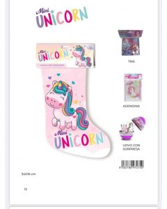 CALZA EPIFANIA CON 3 GADGET UNICORNO