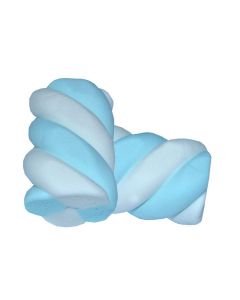 MARSHMALLOW ESTRUSO TRECCIA BIANCO/AZZURRO 1KG