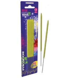 STELLINE GIALLE SCINTILLANTI PZ.10