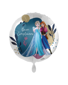 PALLONCINO DF MYLAR 18" BUON COMPLEANNO FROZEN