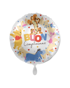 PALLONCINO MYLAR 18" WINNIE THE POOH BUON COMPLEANNO DF