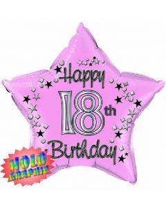 PALLONCINO MYLAR 18TH BIRTHDAY