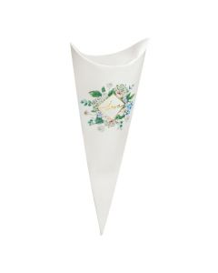 SCATOLINA CONO BIANCO GREEN LOVE 19CM PZ.10