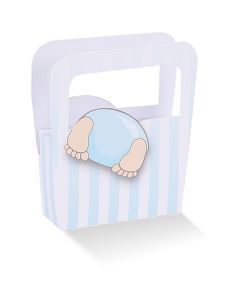 SACCHETTINO NASCITA CELESTE 6x4cm 20PZ