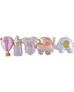 FESTONE MYLAR NASCITA BIMBA 40"