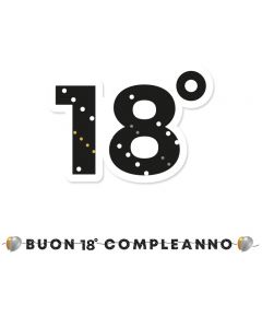 FESTONE KIT SCRITTA MAXI BUON 18°COMPLEANNO