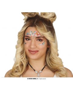 GIOIELLI ADESIVI COLORATI PER IL VISO