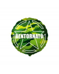 PALLONCINO MYLAR 18" BENTORNATO NEW