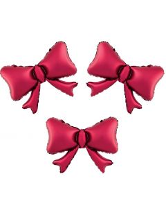 PALLONCINO FIOCCO ROSSO 3PZ