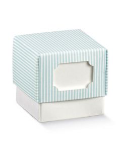SCATOLINA FLEUR MILLERIGHE CELESTE 5x5x5cm PZ.10