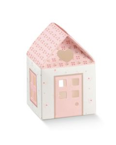 SCATOLINA CASETTA BLOOM ROSA PZ.10 5,5x5,5x8cm  17521