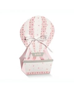 SCATOLINA MONGOLFIERA BLOOM ROSA 6x4x14,5 PZ.10