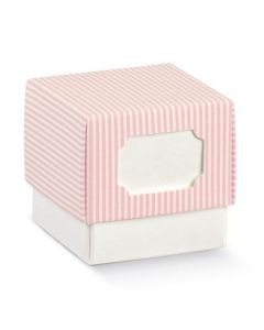 SCATOLINA FLEUR MILLERIGHE ROSA 5x5x5cm PZ.10