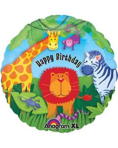 PALLONCINO MYLAR TONDO GIUNGLA