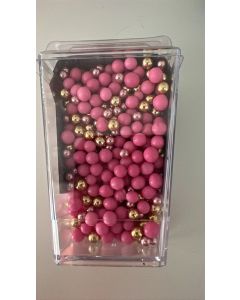 SPRINKLES MIX SFERICI ROSA E ORO 100GR