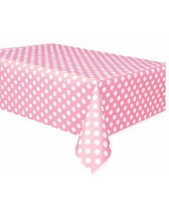 TOVAGLIA IN PVC POIS ROSA