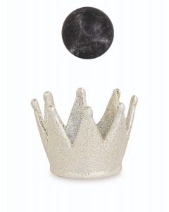 CORONA PORTA CANDELA CHAMPAGNE 