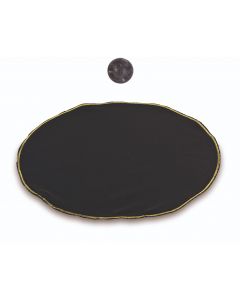 SOTTOPIATTO NERO IN VELLUTO 