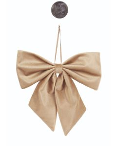 FIOCCO IN VELLUTO CAMMELLO DA APPENDERE
