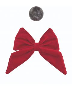 FIOCCO VELLUTO ROSSO CON ADESIVO