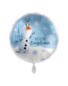 PALLONCINO DF MYLAR 18" BUON COMPLEANNO OLAF