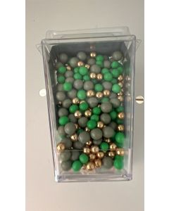 SPRINKLES MIX SFERICI VERDE E ORO 100GR