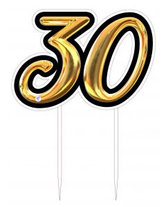 CAKE TOPPER PLEX 30 NERO ORO DF
