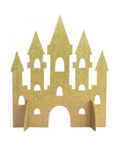 CENTROTAVOLA CASTELLO INCANTATO ORO GLITTER