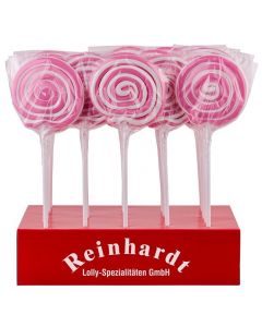 LOLLY SPIRALE ROSA E BIANCO 80GR