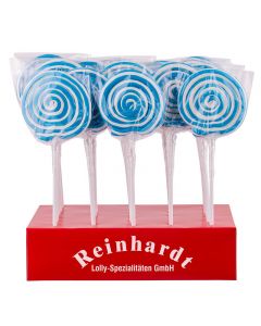 LOLLY SPIRALE CELESTE E BIANCO 80GR