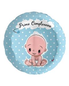 PALLONCINO MYLAR 18" PRIMO COMPLEANNO BABY BOY