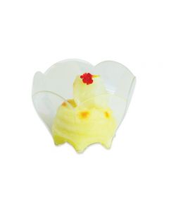 12 COPPETTE TULIPANO FINGER FOOD IN PLASTICA TRASPARENTI 74006