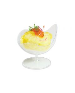 12 COPPETTE ONDA FINGER FOOD IN PLASTICA TRASPARENTI 74016