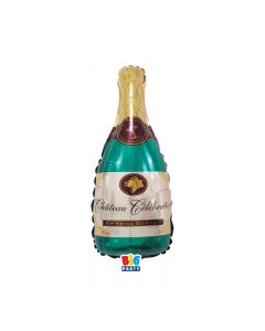 PALLONCINO MYLAR MINI SHAPE CHAMPAGNE 21x51CM 43063