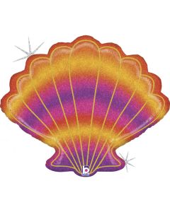 PALLONCINO MYLAR SUPERSHAPE CONCHIGLIA GLITTER