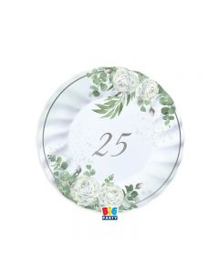 PIATTINI 25° ANNIVERSARIO EUCALIPTO PZ.6 76193