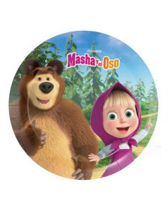 PIATTI MASHA E ORSO 18CM PZ. 8