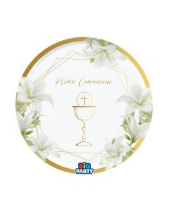 PIATTI COMUNIONE GEOMETRIC 24CM PZ.6 76738