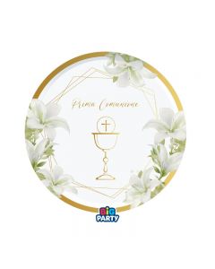 PIATTI COMUNIONE GEOMETRIC 18CM PZ.6 76739