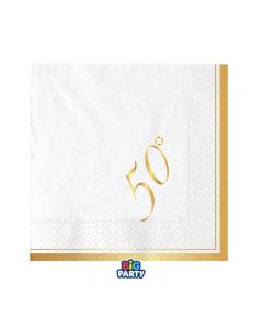 TOVAGLIOLI 50° ANNIVERSARIO 25x25CM PZ.16 76760