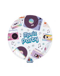 PIATTI MUSIC PARTY 18CM PZ.6 76562