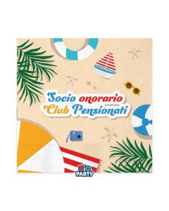 TOVAGLIOLI PENSIONE 33x33CM PZ.16 76591