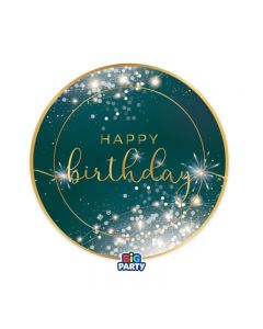 PIATTI HAPPY BIRTHDAY GLAMOUR 18CM PZ.6 76615