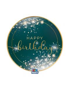 PIATTI HAPPY BIRTHDAY GLAMOUR 24CM PZ.6 76614